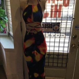 Two piece bikini top and skirt